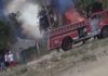 Incendio destruye 9 casas en Santiago