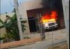 Apresan sospechosos de quemar vehículo de la Policía en Laguna Salada