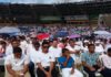 Cibaeños celebran el Corpus Christi en Estadio Cibao de Santiago