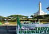 Marcha Verde instala campamento frente al Monumento de Santiago