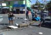Tres personas son heridas durante protestas en Moca, Licey y Navarrete