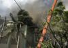 Incendio afecta Palacio de los Deportes de Puerto Plata