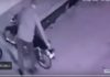 Hombre vestido de policía roba motocicleta en La Vega