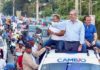 Abinader, Paliza y Roquelito García participan en caravana en Puerto Plata