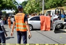 Accidente deja dos muertos en avenida Cayetano Germosén