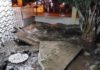 Explosión de tubería acueducto causa graves daños a casas de Santiago