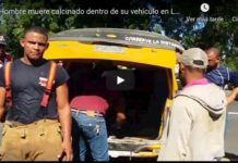 Hombre muere quemado dentro de su vehículo en Soto, provincia La Vega