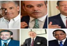 Seis hombres son candidatos a la presidencia de República Dominicana