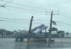 Vientos de tormenta Isaías destrozan envasadora de gas en Puerto Plata