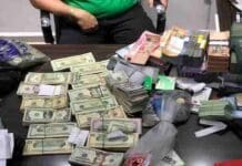Unidad antilavado DNCD incauta dinero y armas en provincia Duarte