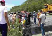 Accidente deja muerto en un triple choque en carretera Navarrete-Puerto Plata