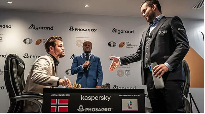 Magnus Carlsen no tuvo regalo de 31 cumpleaños: empate con blancas ante Nepo