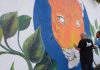 Pintor francés Marko93 plasma nuevo mural en Santiago de los Caballeros