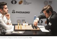 Nepo comete un error y pierde su tercera partida con Carlsen