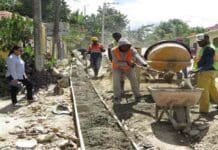 Gobernadora de Espaillat supervisa construcción de carretera Moca-Jamao al Norte