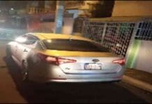Santiago: Matan presunto delincuente dentro de un taxi durante forcejeo