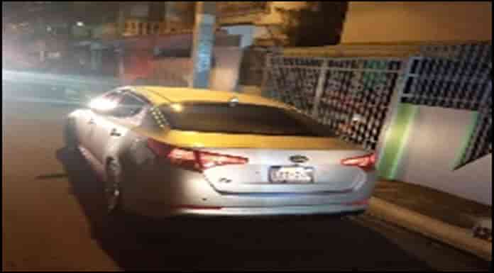 Santiago: Matan presunto delincuente dentro de un taxi durante forcejeo