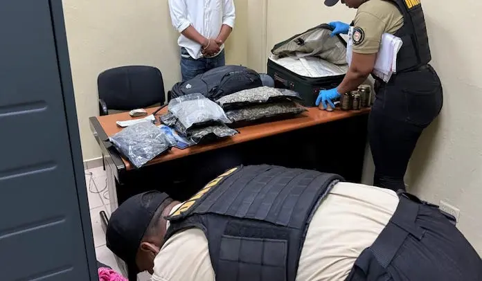Marihuana incautada en Aeropuerto Cibao