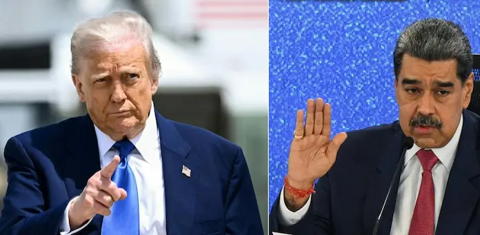 Donald Trump y Nicolás MaduroBrendan SMIALOWSKI y Federico PARRA_AFP (2)