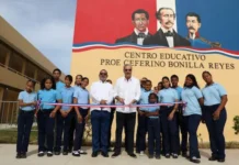Abinader entrega nuevo liceo en Santiago para 840 estudiantes