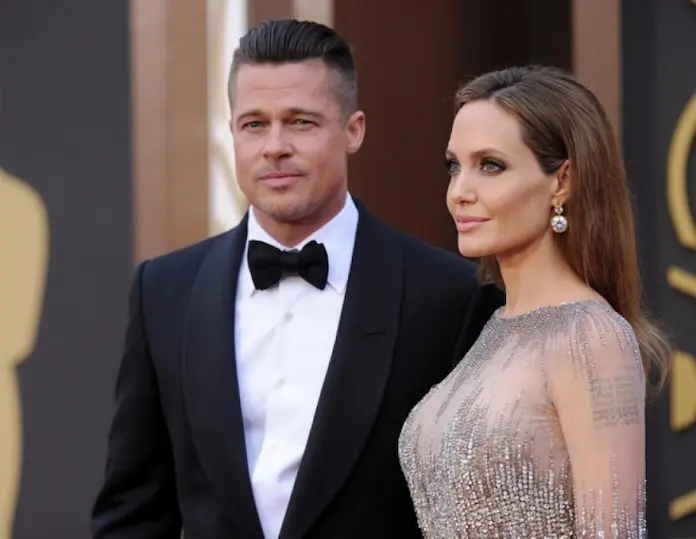 Angelina Jolie y Brad Pitt. (1)