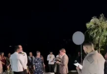 El exembajador de EE. UU. Wally Brewster ofició una boda en Santiago, República Dominicana