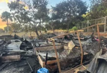 Santiago: Fuego deja familias sin hogar en San Francisco de Jacagua