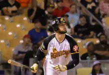 Águilas Cibaeñas reaccionan ante Escogido y llegan a 14 triunfos