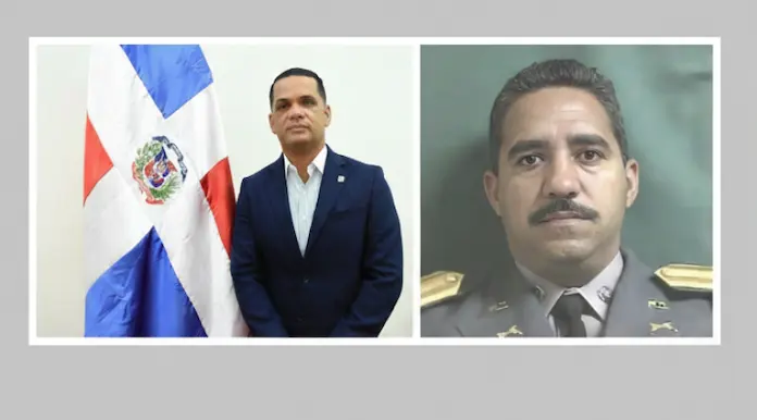 Regidor Edickson Herrera Silvestre y el general retirado William Durán Jerez
