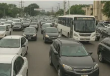 Un apagón afecta el tránsito en Santiago y sumerge la ciudad en el caos vehicular