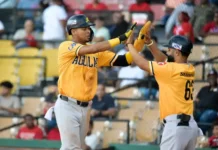 Águilas Cibaeñas derrotan a los Leones del Escogido y llegan a 30 triunfos