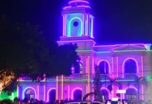 San Francisco de Macorís enciende la Navidad con una vistosa inauguración de luces en el parque Duarte