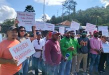 Bonao: empleados de Falcondo reclaman pago de prestaciones