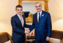 Luis Abinader y presidente de Bolivia impulsan cooperación bilateral en reunión durante cumbre regional