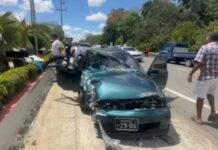 Accidente en la carretera San Francisco–Nagua deja varios heridos en Casa Vieja