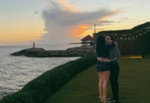 Nodal llega a La Romana junto a Ángela Aguilar para su concierto de esta noche en Altos de Chavón