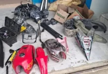 Desmantela centro de acopio de motocicletas robadas en Santiago