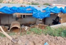Deslizamientos de tierra afectan varias viviendas en Santiago de los Caballeros