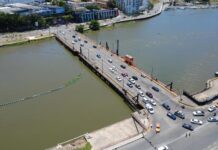 El Puente Flotante será cerrado este sábado por 2 horas