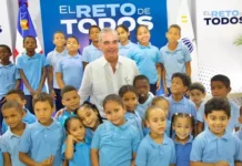 Santiago: Abinader inaugura la Escuela Básica José Valentín Pérez Castro en La Noriega