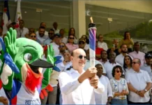 Santiago recibió la Antorcha de los Juegos Centroamericanos y del Caribe 2026