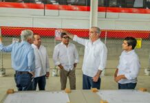 Presidente Abinader Corona supervisó avances del Monorriel de Santiago