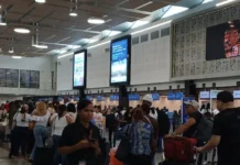 Aguaceros en EE. UU. paralizan vuelos y dejan decenas de pasajeros varados en Las Américas