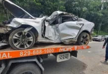 Joven de 21 años murió en accidente en la autopista Duarte, en Bonao