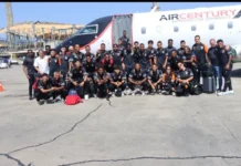 Cibao FC aterrizó en Jamaica para juego este martes en Copa Concacaf