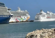 Puerto Plata recibió cuatro cruceros con 16,700 pasajeros este martes 15 de septiembre