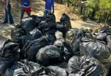 Eliminan 7,550 libras de residuos de las riberas del río Camú en La Vega