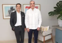 Presidente de Google Cloud para América Latina visita a Luis Abinader